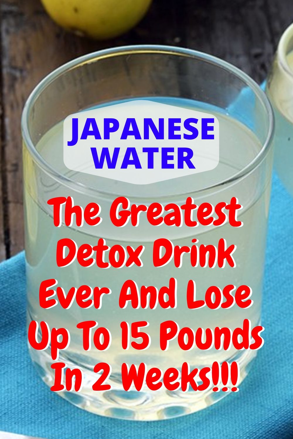 You are currently viewing Japanese Water: The Key To Burn All The Fat From The Waist, Back And Thighs ! It Will Make You Look 10 Years Younger Too