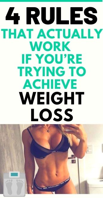 You are currently viewing 4 Rules That Actually Work If You’re Trying To Achieve Weight Loss