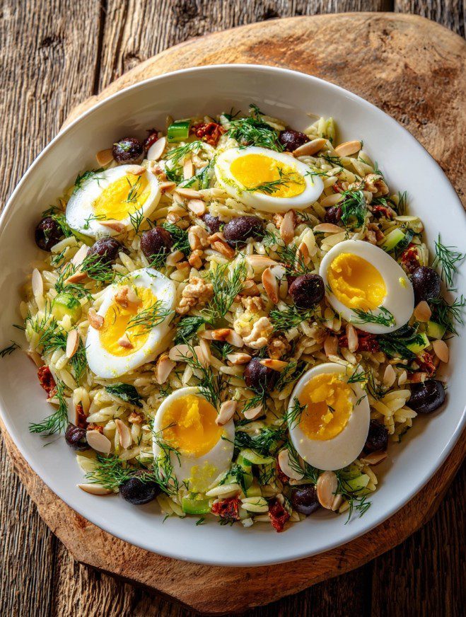 Read more about the article Sunshine in a Bowl: My Coastal Orzo Medley You Need to Try!