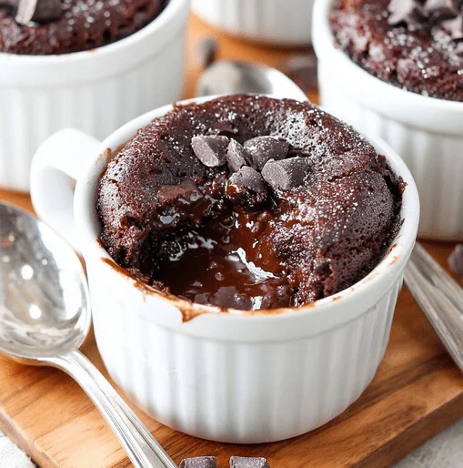 One-Bowl Low-Carb Chocolate Lava Cake Recipe