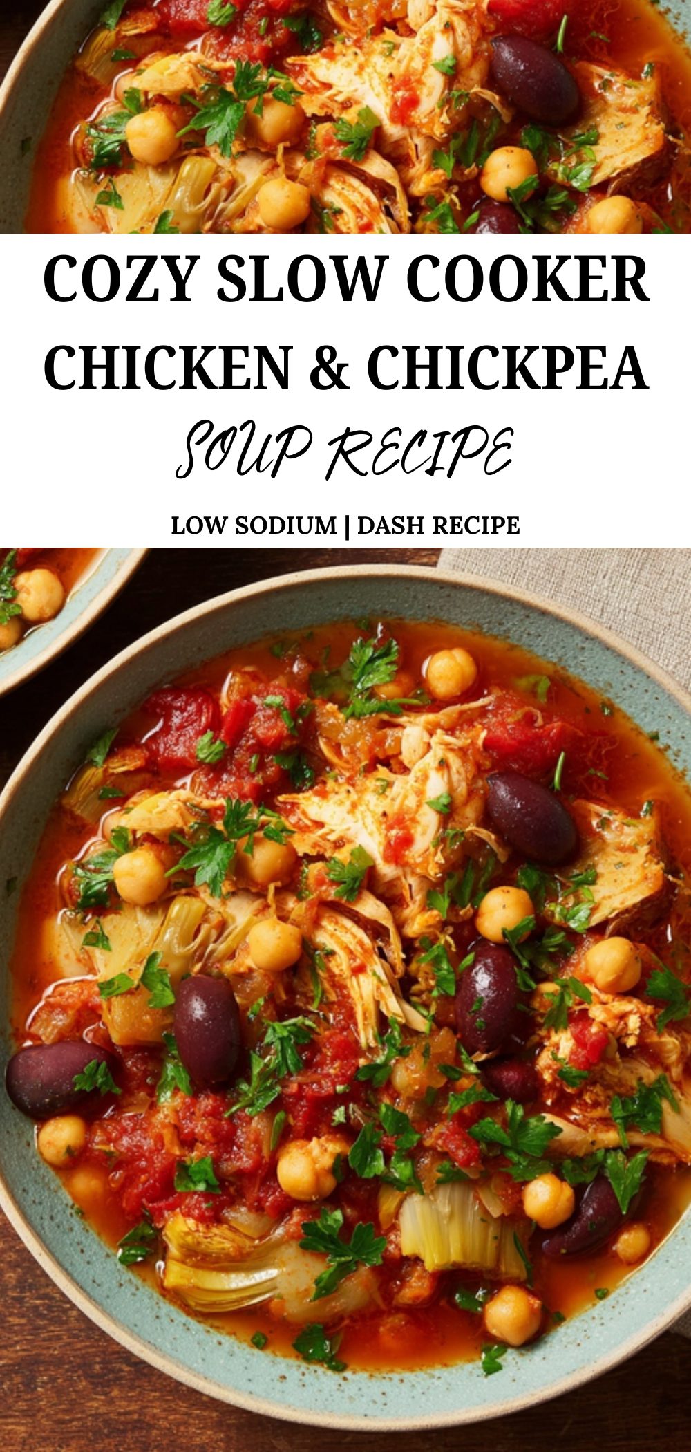the coziest slow cooker chicken and chickpea soup (1)
