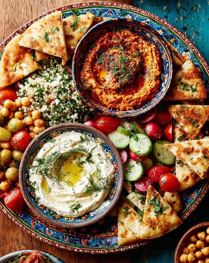 mediterranean mezze board recipe